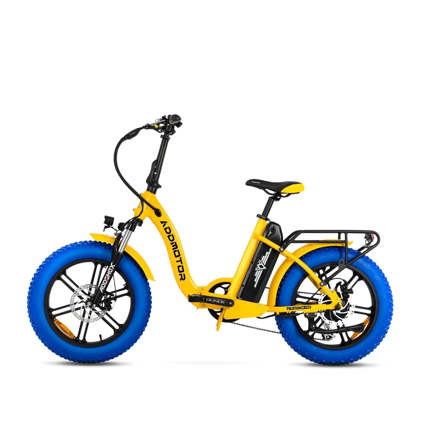 Addmotor 750W Foldtan M-140 2.0 Folding Fat Tire Electric Bike - EB-ADD-M140-BLK
