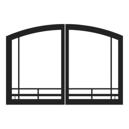 Empire - Door Set for Breckenridge Premium See Thru Firebox - VFR36SMBL, VFY36SBL