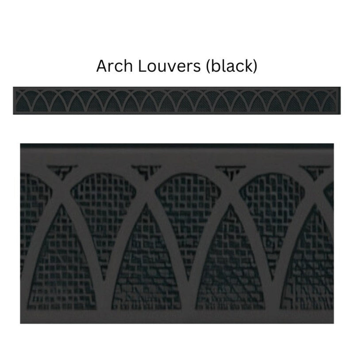 Empire Louver Options for Tahoe Deluxe Direct Vent Gas Fireplace - DVG1MBL