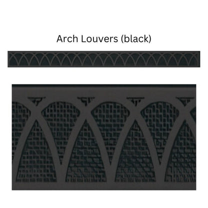 Empire Louver Options for Tahoe Deluxe Direct Vent Gas Fireplace - DVG1MBL