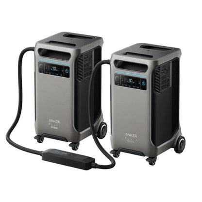 Aurora Generators SOLIX F3800 Plus Portable Power Station with Anker Solix BP3800 Expansion Battery - 7680 Watt Hours - B17901121
