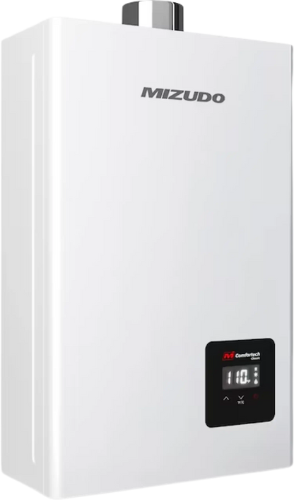 Mizudo 3.6 GPM Tankless Water Heater Indoor Natural Gas 80,000 BTU 120V New - FDG-CS80W-NG