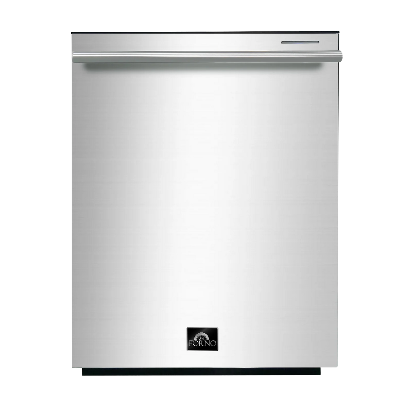 Forno 3-Piece Appliance Package - 48-Inch Gas Range, French Door Refrigerator, and Dishwasher in Stainless Steel - AP3-6244-48