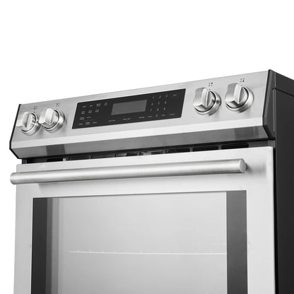 Forno 5-Piece Appliance Package - 30-Inch Induction Range, Under Cabinet Range Hood, French Door Refrigerator, Dishwasher, and 30-Inch Microwave Drawer in Stainless Steel - APR5-905-30-MWD30