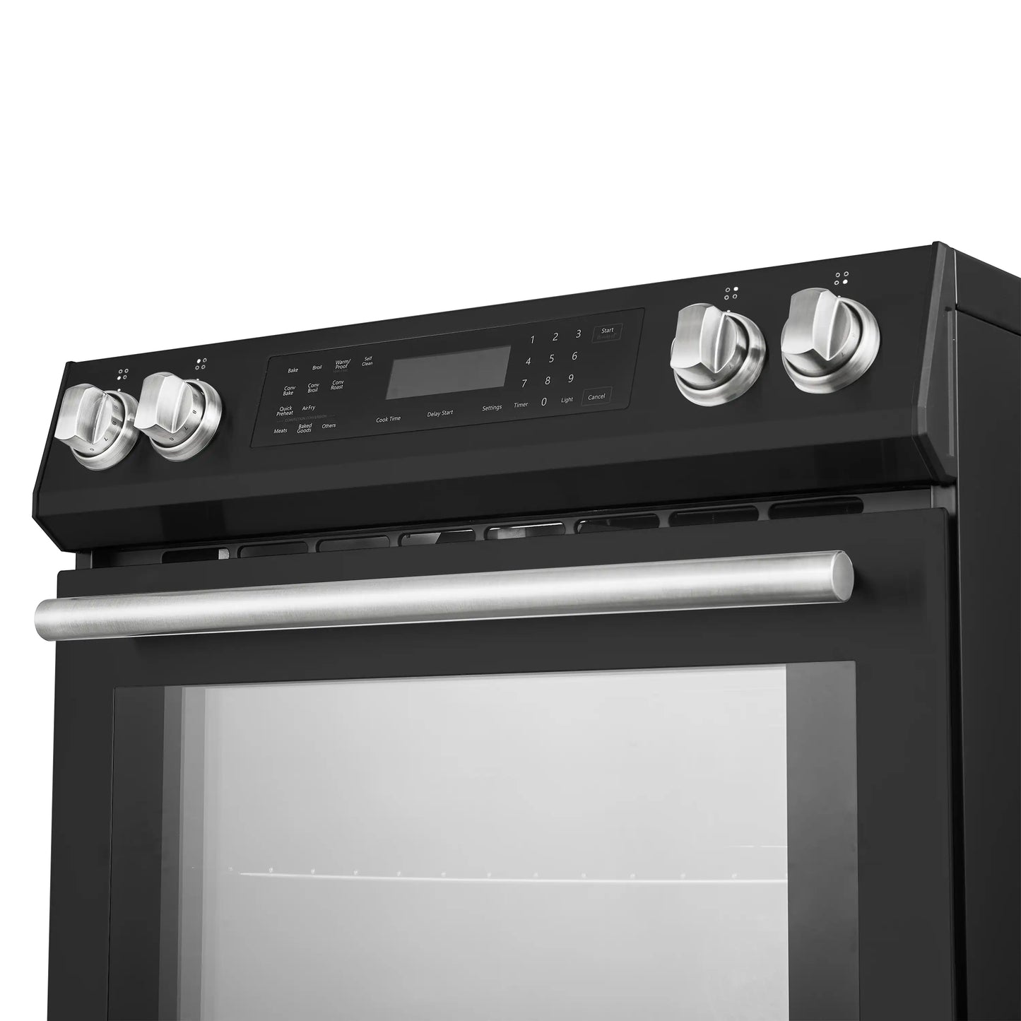 Forno 5-Piece Appliance Package - 30-Inch Induction Range, Under Cabinet Range Hood, Refrigerator with Water Dispenser, Dishwasher, and  Microwave Drawer in Black with Stainless Steel Trim - APW5-905-30BLK
