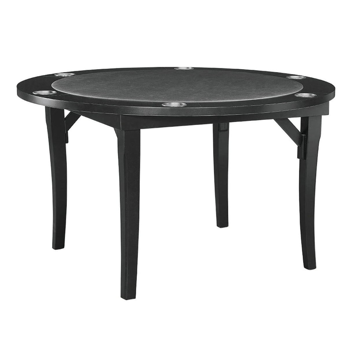 RAM Game Room 48" Folding Game Table-Black FLDGTBL BLK