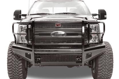 Fab Fours FS05-S1260-1 Ford F450/F550 Superduty 2005-2007 Black Steel Front Bumper with Full Guard