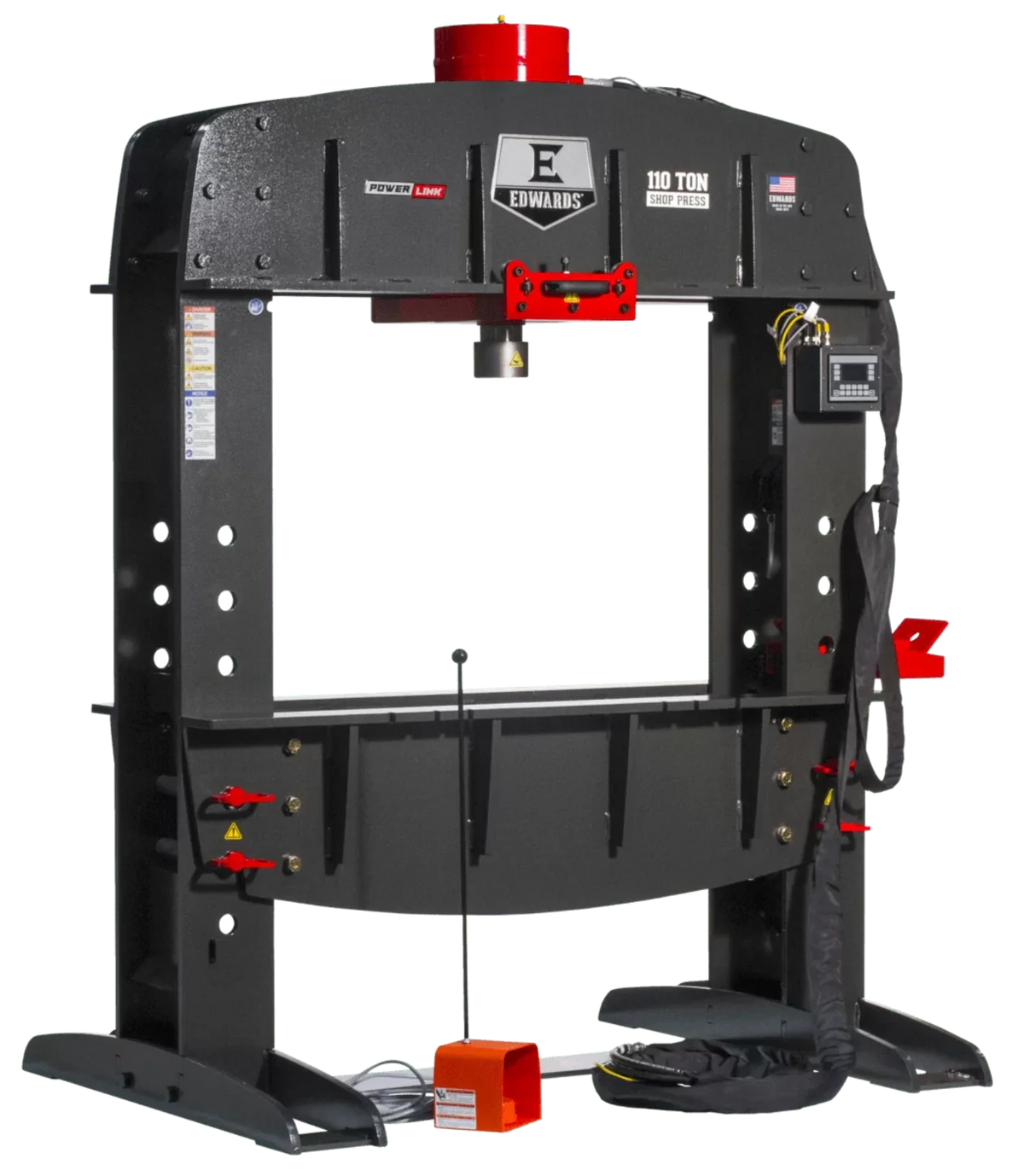 EDWARDS 110 Ton Shop Press w/ PLC & Portable Power Unit 3 Phase, 230V - ED9-HAT9070