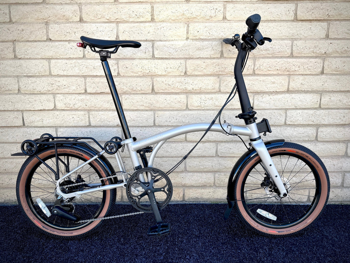 Brompton G Line 8-Speed Trail Dust White 3 Sizes