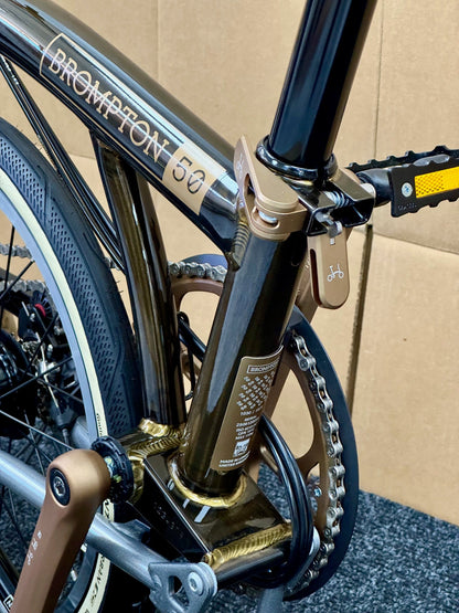 Brompton 1975 Anniversary Edition C Line 12-Speed Mid-HB WITH BAGS!