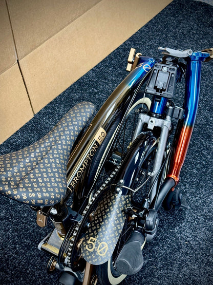 Brompton 1975 Anniversary Edition C Line 12-Speed Mid-HB WITH BAGS!
