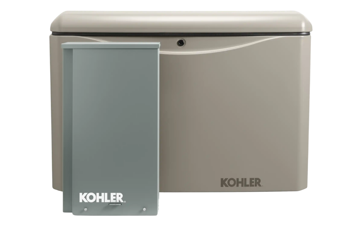 Kohler  14KW Standby Generator with 200 Amp Automatic Transfer Switch and App Connect New -  14RCAL-200SELS
