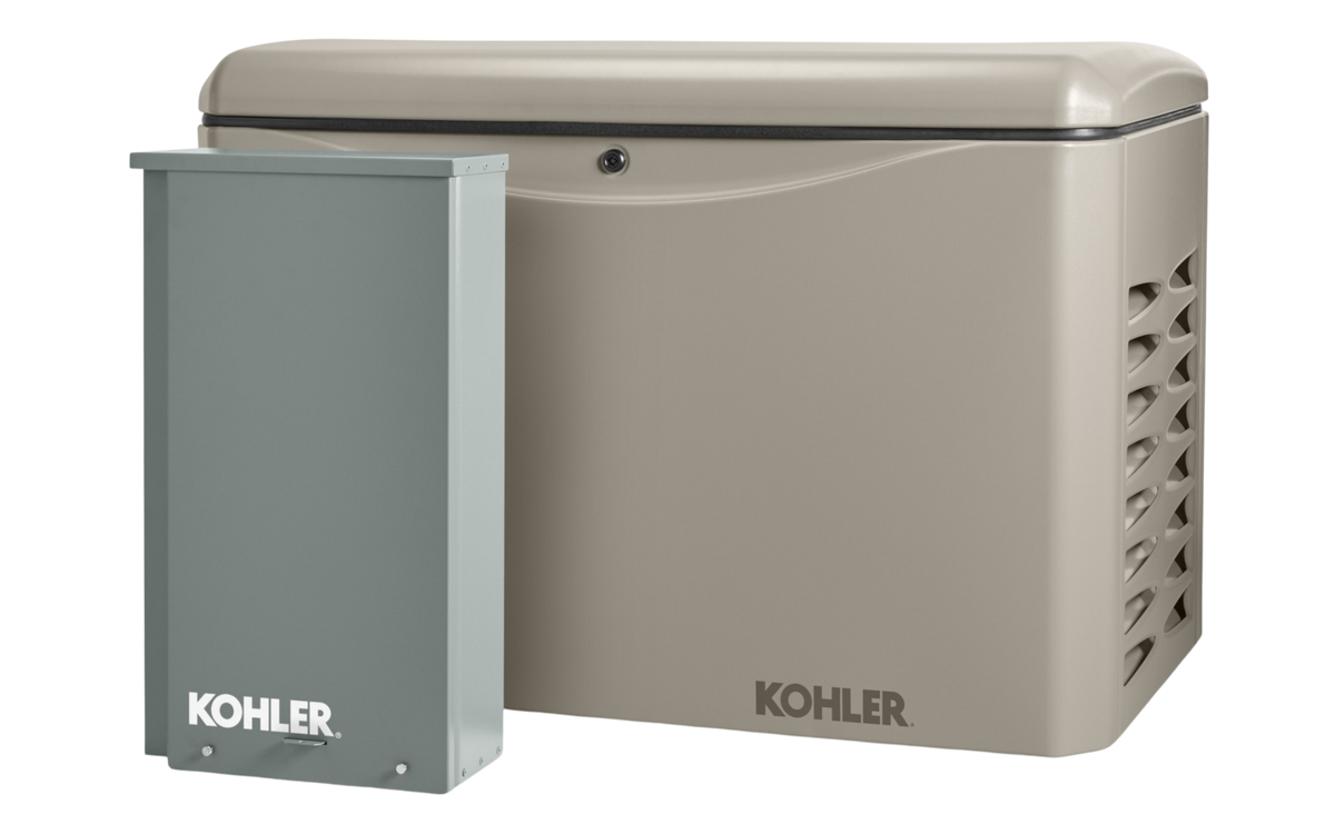 Kohler 20KW Standby Generator w/ 200 Amp Automatic Transfer Switch and App Connect Scratch and Dent -  20RCAL-200SELS