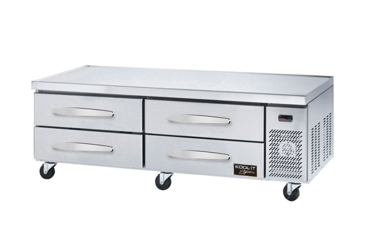Kool-It 74" Wide 4 Drawer Chef Base Refrigerator - KCB-74-4M