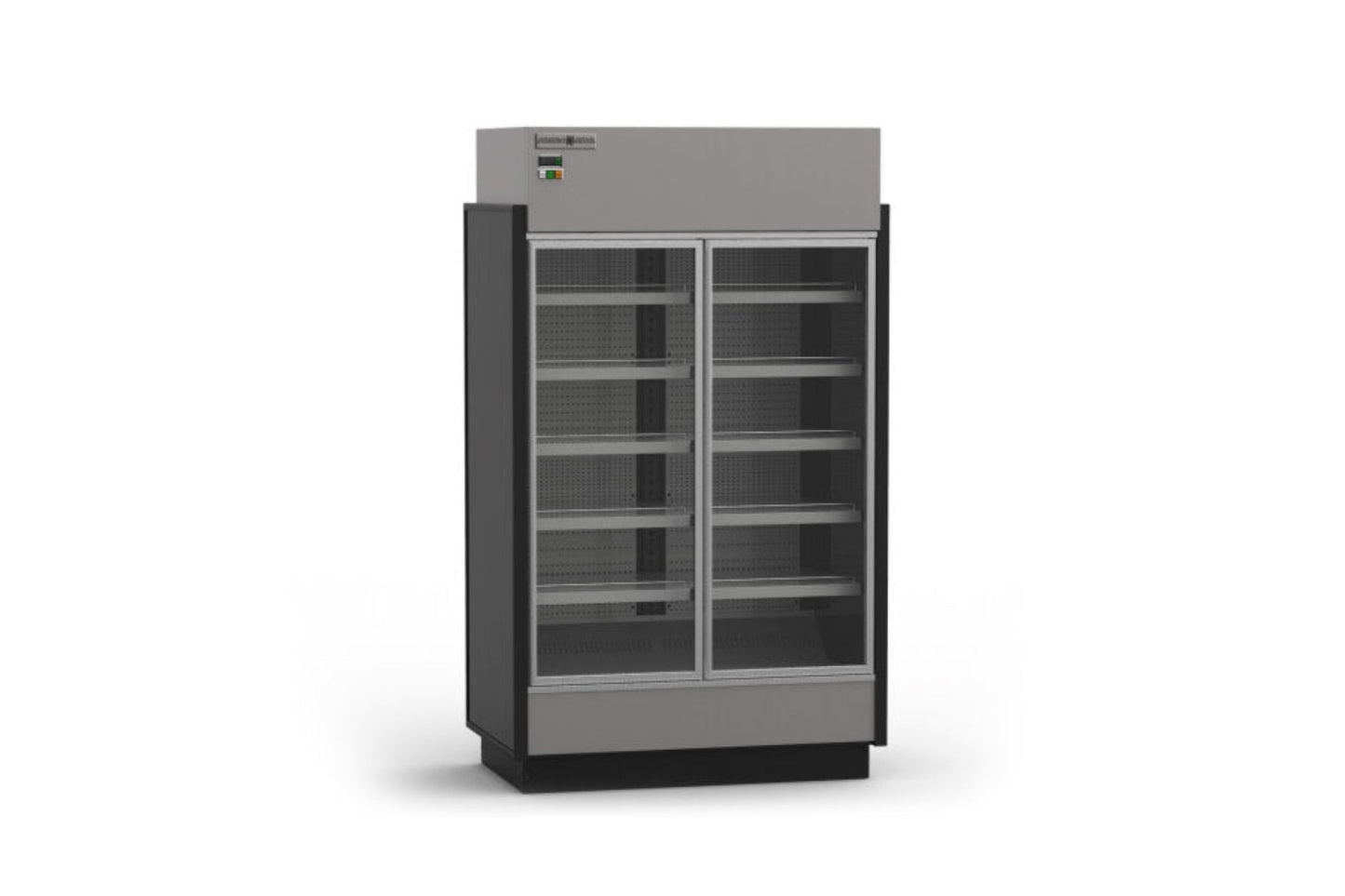 Hydra-Kool &nbsp;| 52" Wide Self Contained 2 Door Grab-N-Go High Volume Merchandiser Refrigerator - KGV-MR-2-S