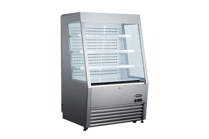 Kool-It 36" Wide Stainless Steel Open Display Case - KOM-36SS