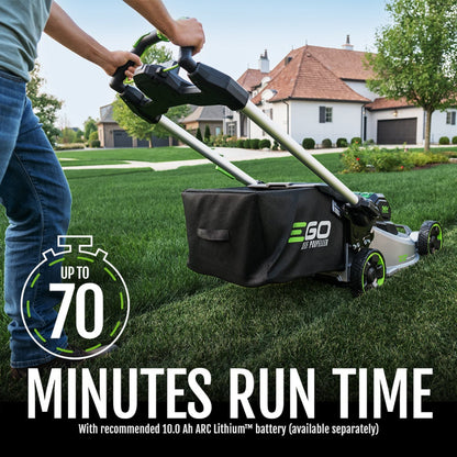 EGO Power+ 22" Aluminum Deck Select Cut Self-Propelled Lawn Mower with 10.0Ah Battery and 700W Turbo Charger - LM2206SP