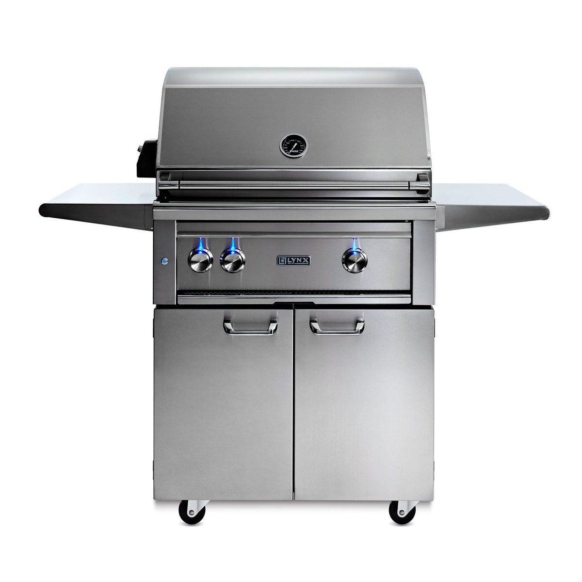 Lynx 30-Inch Professional Gas Grill On Cart with All Trident Infrared Burners - L30ATRF-LP/NG