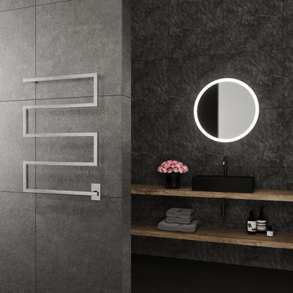 Paris Mirror Metis Wall Mounted Electric Towel Warmer in Chrome - METICHR05
