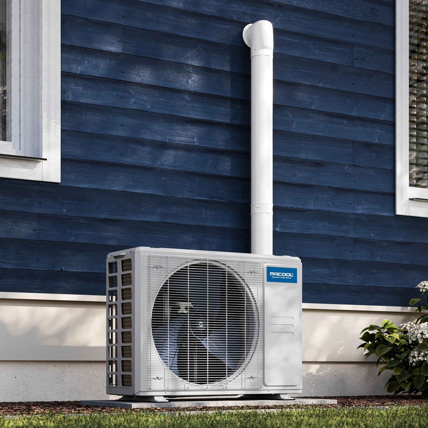 MRCOOL DIY 5th Gen E Star 24,000 BTU Single Zone Mini Split Complete System with 25 Ft. Line Set, 230V  - DIY-24-HP-WM-230D25-O
