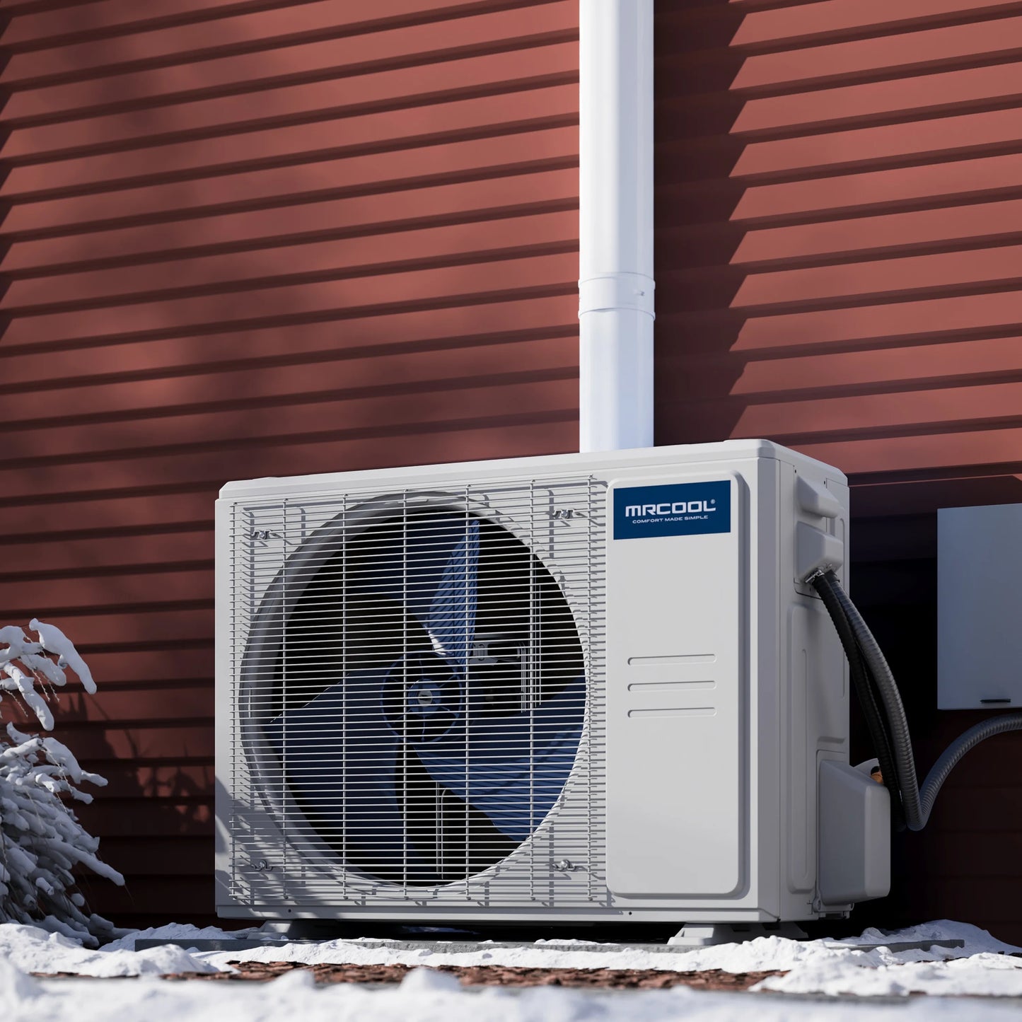 MRCOOL DIY 5th Gen E Star 12,000 BTU Single Zone Mini Split Complete System with 25 Ft. Line Set, 115V  - DIY-12-HP-WM-115D25-O