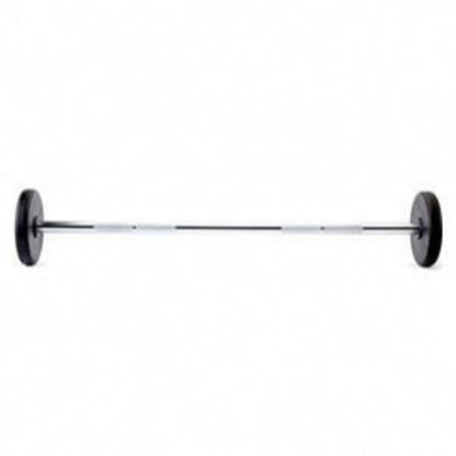 Johnson Health Tech XULT Urethane Multi-Sided Barbells - XULT Urethane Multi-Sided Barbell, Straight, Black Plus, 50 lb. - XT-050URE-BBSTM-P