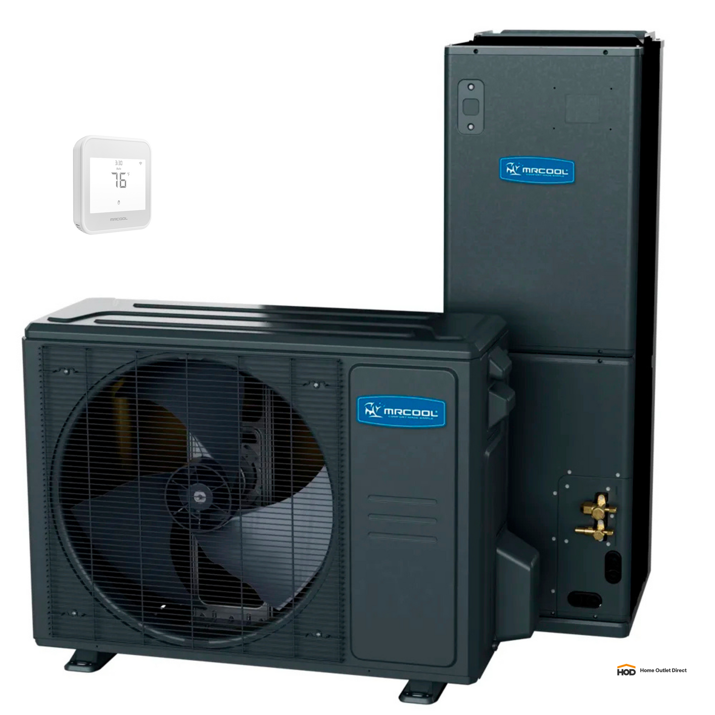 MRCOOL Universal 48K BTU, 4 Ton, 17.5 SEER2, Heat Pump Condenser and Ducted Air Handler  - UHP1848AH1848-O