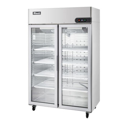 Migali C-2RG-HC (2) Glass Door Reach-In Refrigerator – 49 Cu Ft - C-2RG-HC