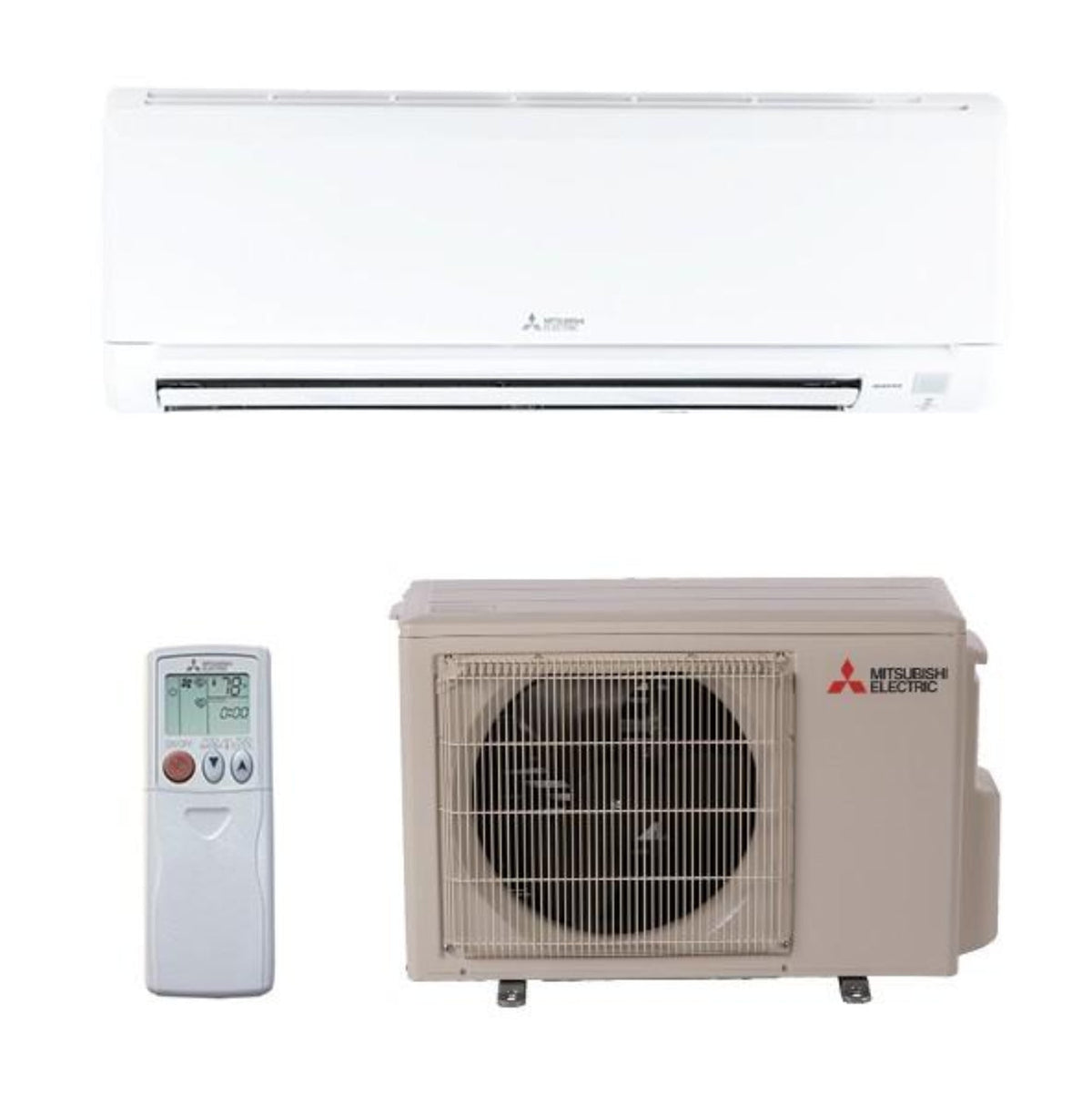 Mitsubishi 23.1 SEER Wall Mounted Heat Pump System -  GL 12,000 BTU