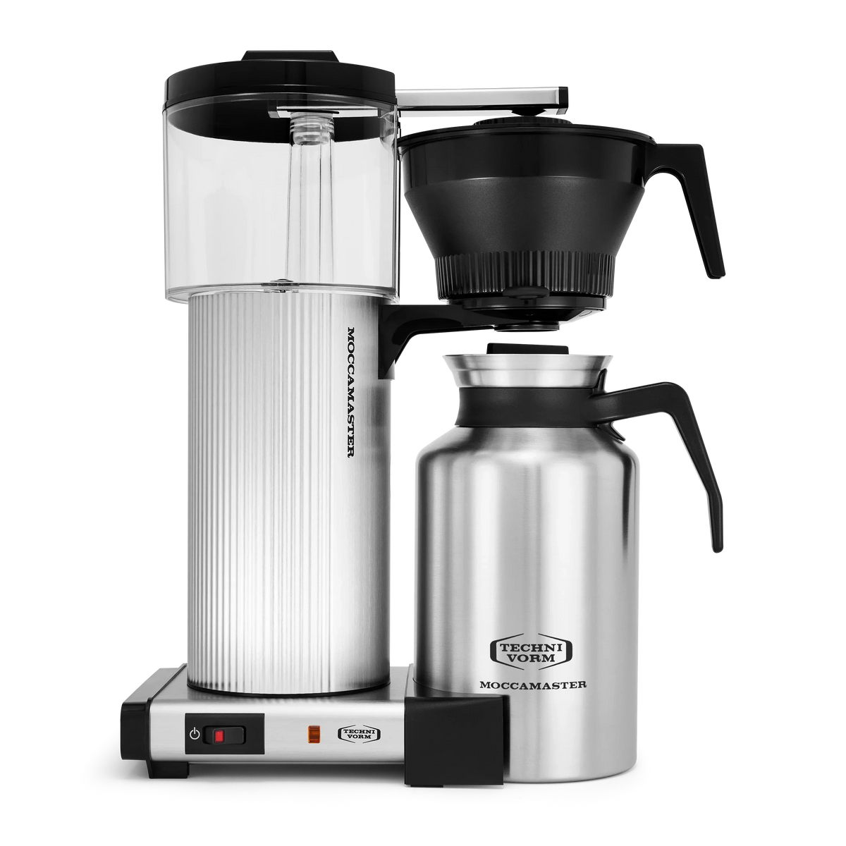 Moccamaster CDT Grand in Brushed Silver - 39340