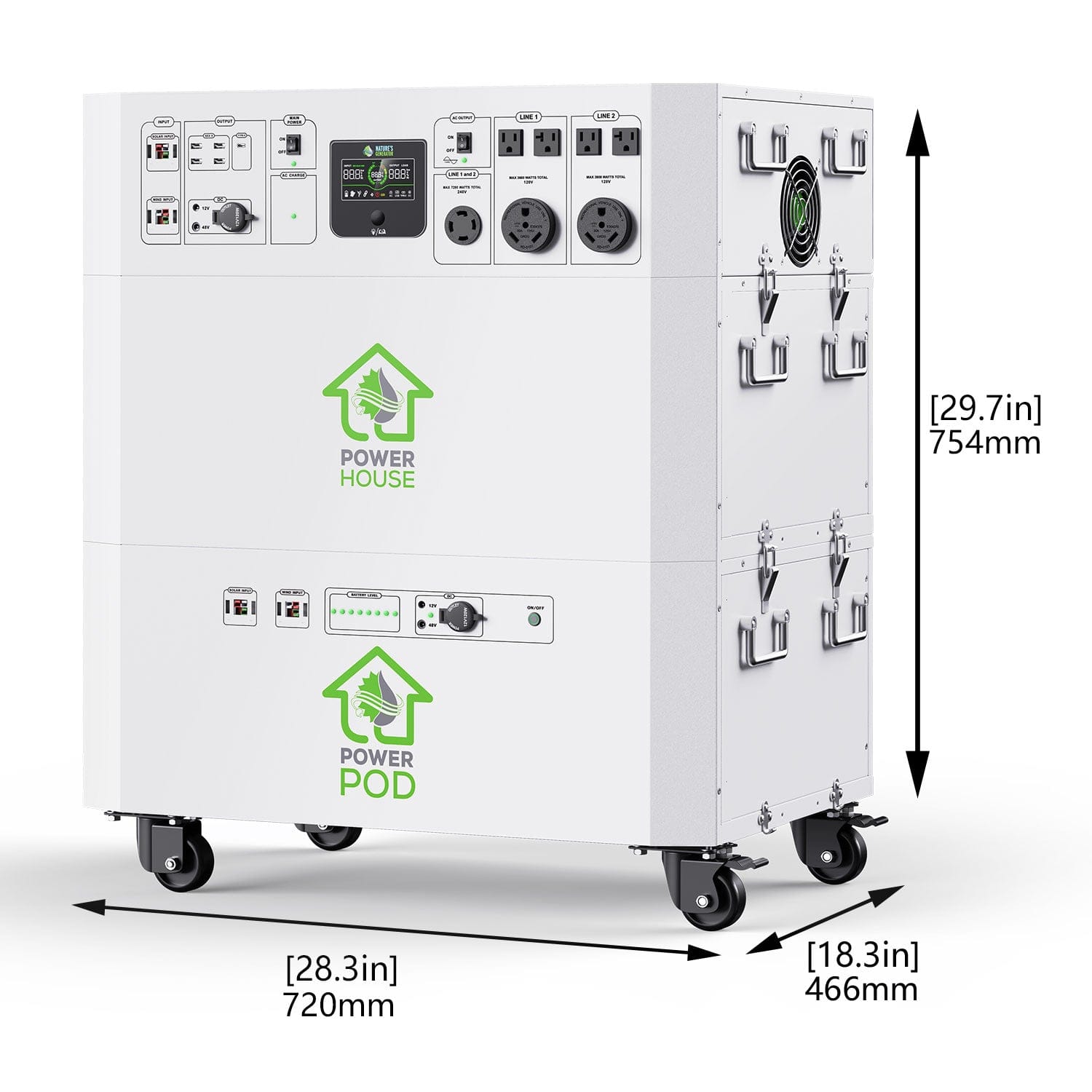 Nature's Generator Powerhouse + Power Pod - Backyard Provider