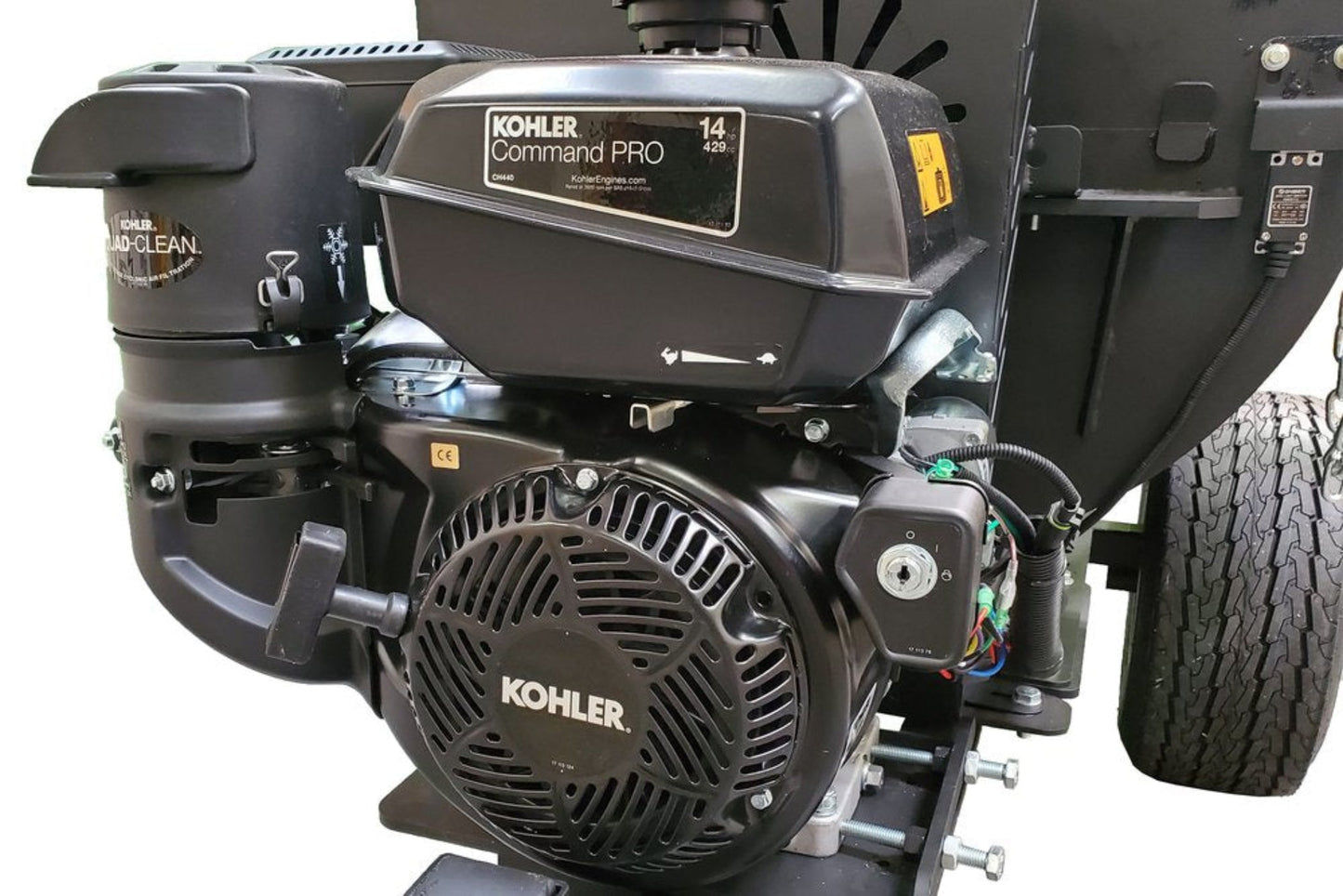 DK2 OPC505AE 429cc 14HP Kohler CH440 engine 5" Auto-Feeding Electric Start Disk Chipper Shredder New - OPC505AE