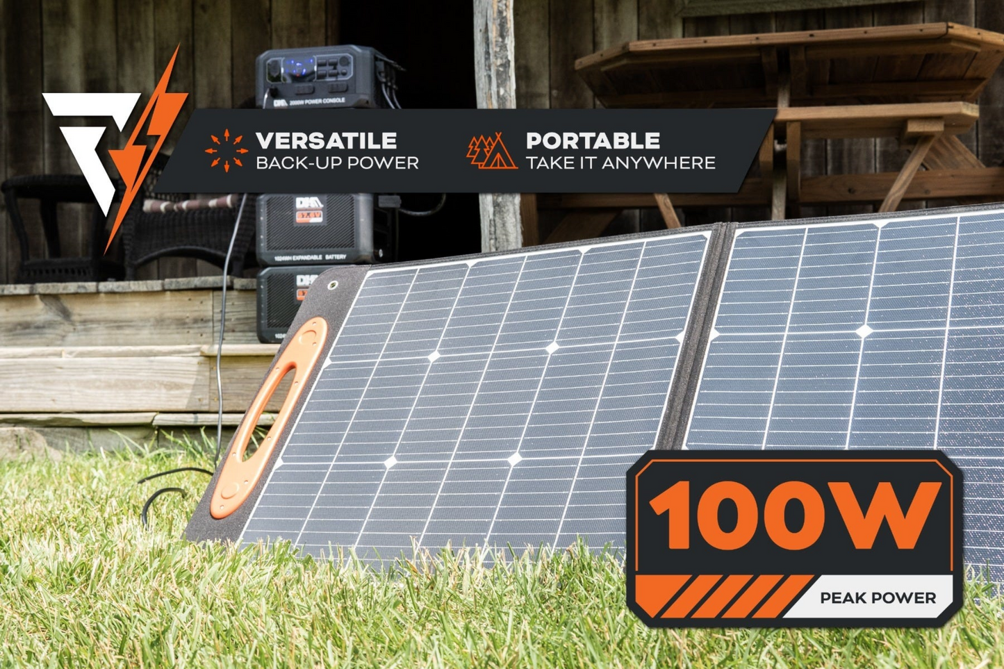 DK2 Elite Energy Portable Power Panel 100W PPS100 New - PPS100