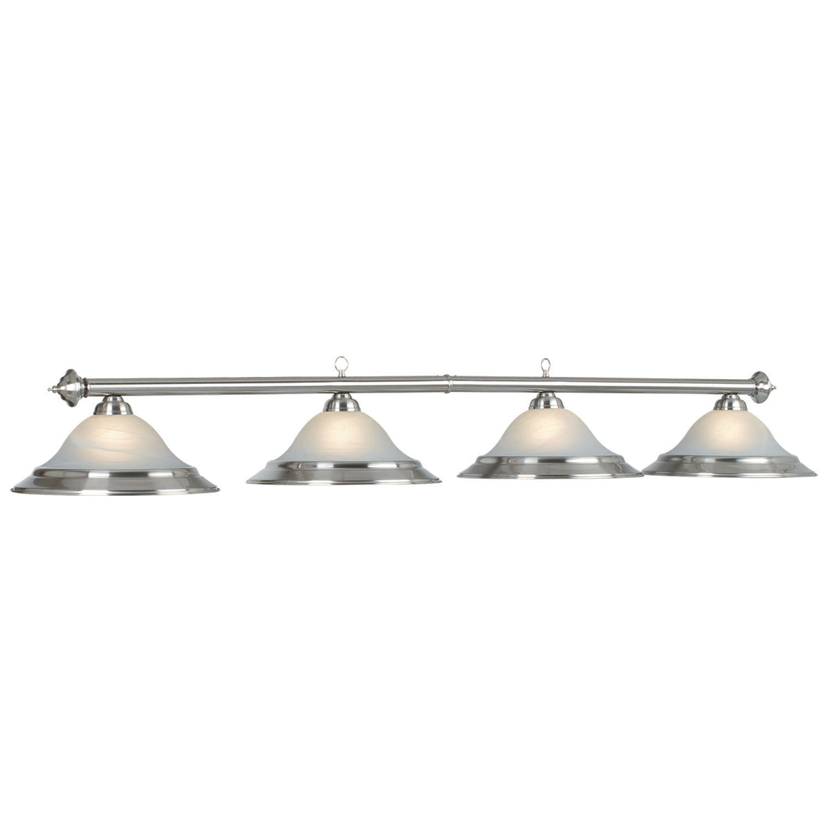 RAM Game Room 82" 4LT Billiard Light-Stainless PR282 ST
