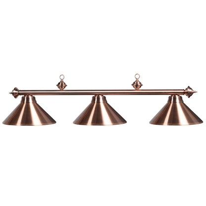 RAM Game Room 54" 3LT Billiard Light-Antique Copper PR54 AC