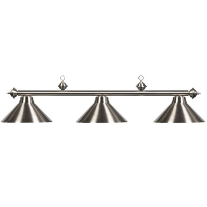 RAM Game Room 54" 3LT Billiard Light-Stainless PR54 ST