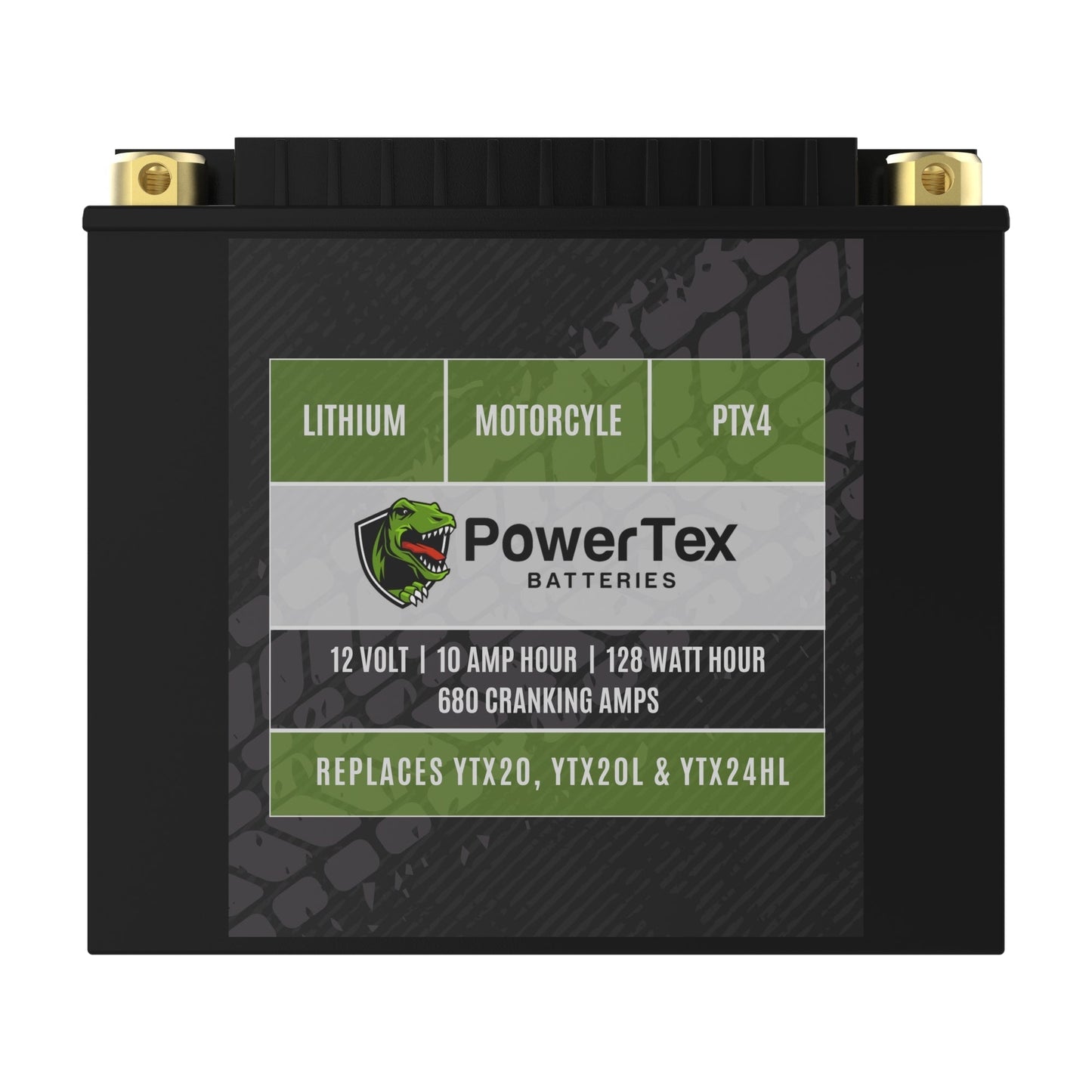 PowerTex Batteries YTX20L-BS LiFePO4 Lithium Iron Phosphate Motorcycle Battery