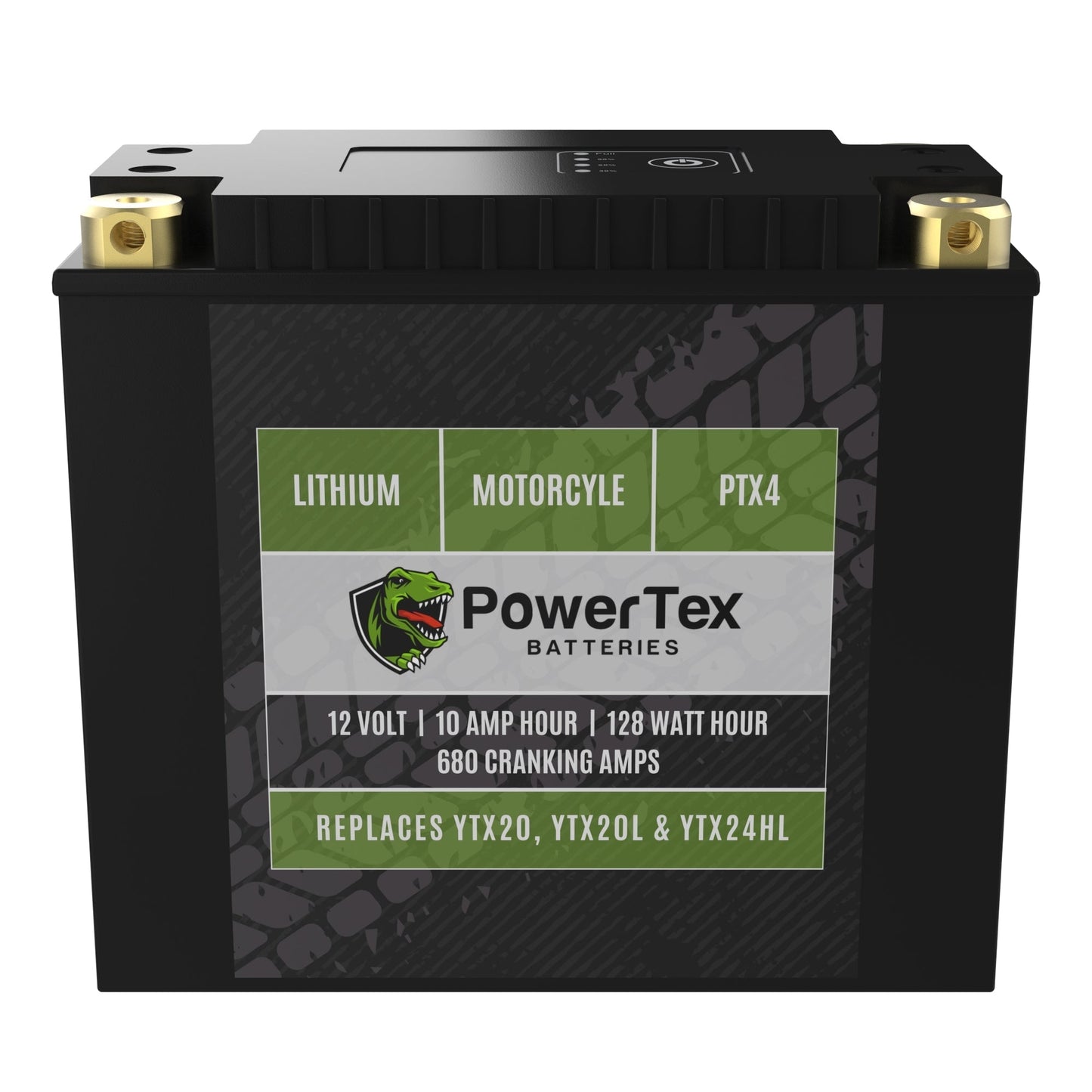 PowerTex Batteries YTX20-BS LiFePO4 Lithium Iron Phosphate Motorcycle Battery