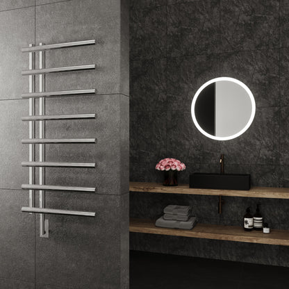 Paris Mirror Rhea Wall Mounted Electric Towel Warmer in Chrome - RHEACHR08