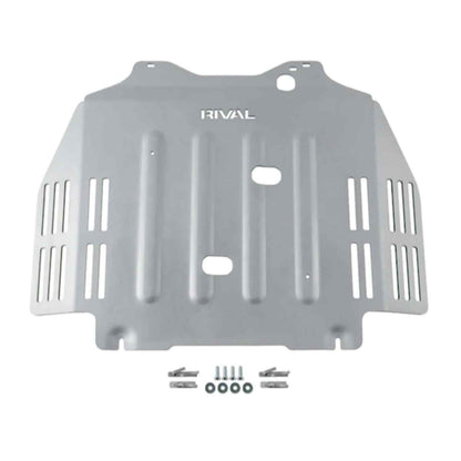 RIVAL Aluminum Transmission Catalytic Converter Skid Plate Tundra CrewMax 2021+ (except Hybrid) - 2333.9567.1.6