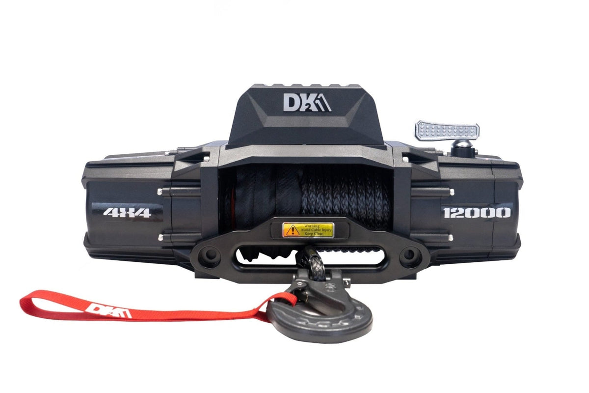 DK2 S12000-SR Electric Winch 12,000 lbs. 4 x 4 with Synthetic Rope New - S12000-SR