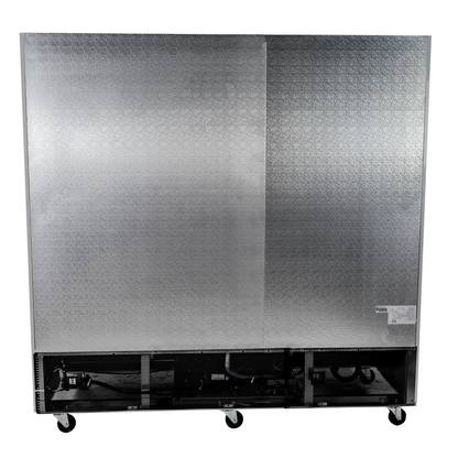 SABA   Three Door Commercial Reach-In Stainless Steel Cooler - S-72R