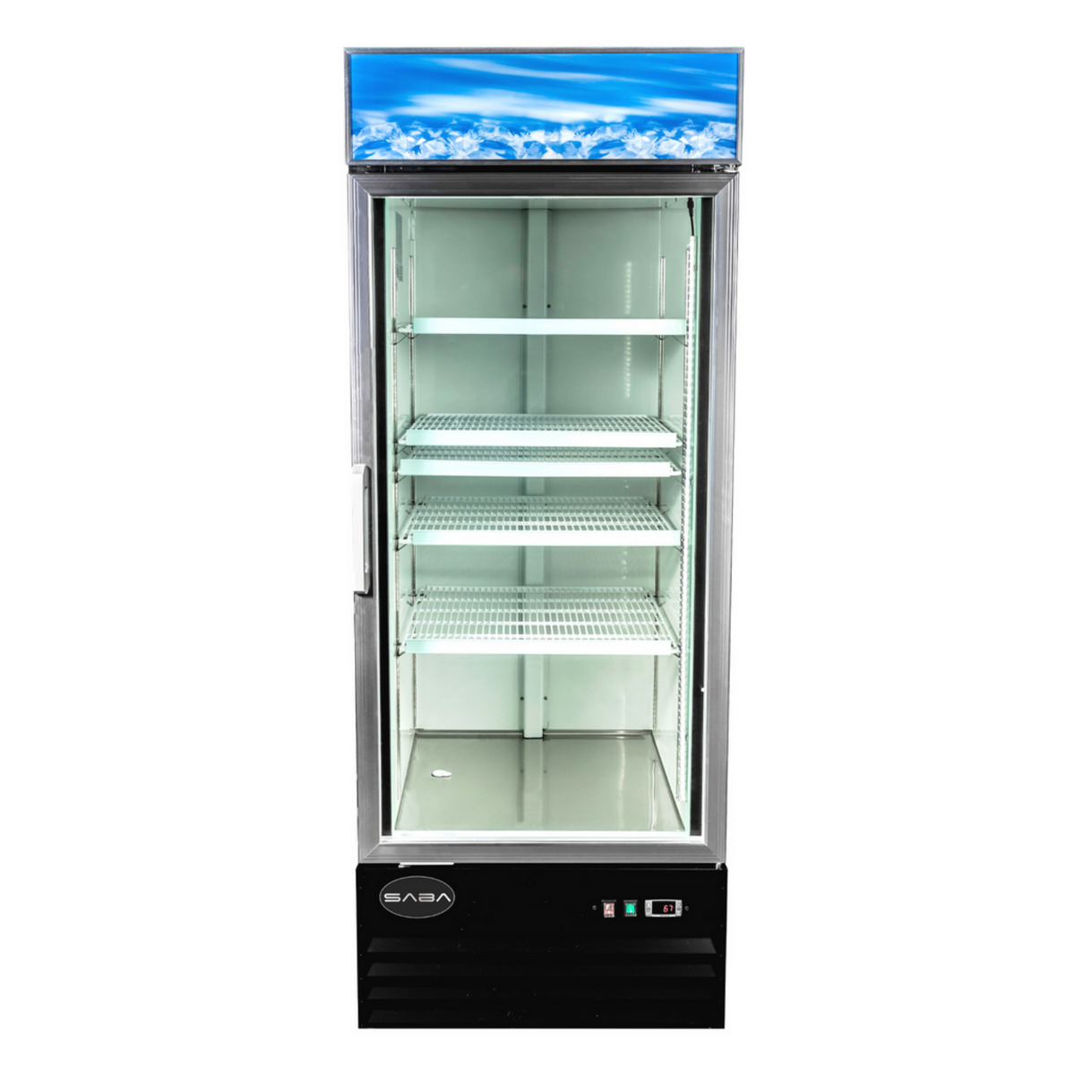 SABA  One Glass Door Commercial Merchandiser Cooler - SM-23R