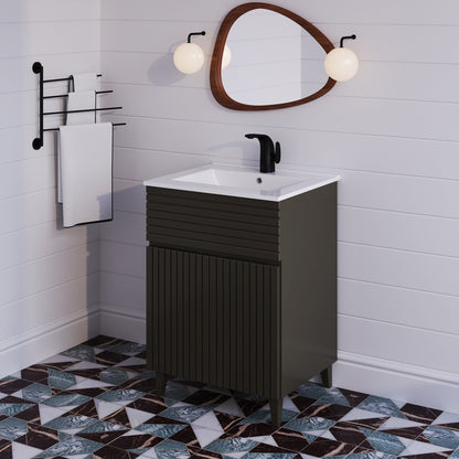 Swiss Madison Bernay 24" Bathroom Vanity in Cedar Grey - SM-BV271CG - Backyard Provider