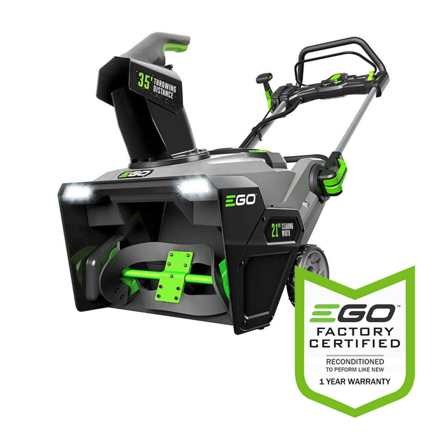 EGO Power+ 21" 56-Volt Cordless Snow Blower with Peak Power (Battery and Charger Not Included) - Reconditioned - SNT2100-FC