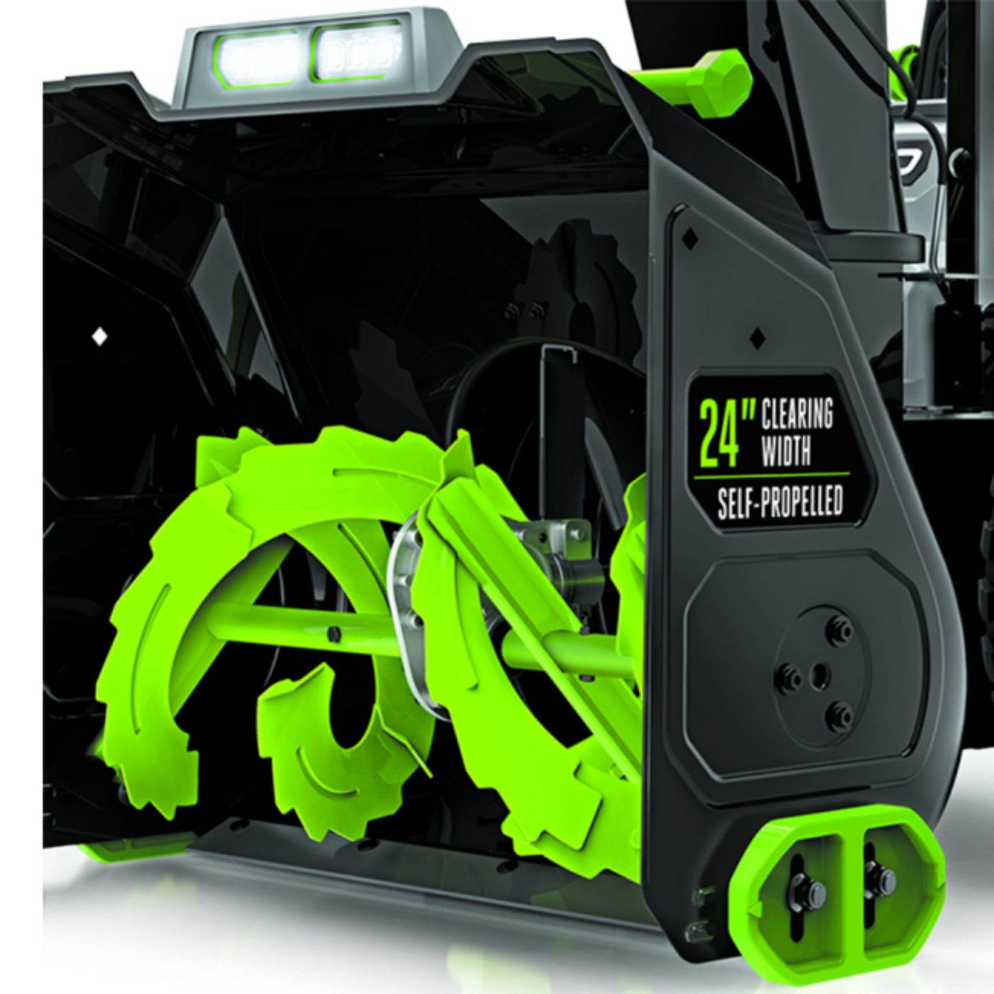 EGO Power+ 24" 2-Stage Snow Thrower with (2) 10Ah Batteries and (2) 550W Rapid Chargers - SNT2406