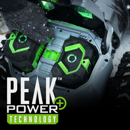 EGO Power+ POWER+ 24 in. Self-Propelled 2-Stage XP Snow Blower with Peak Power and 2 x 10.0 Ah Batteries and Dual Port Charger - SNT2416