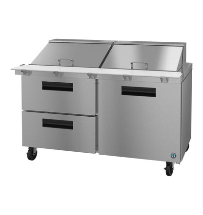 Hoshizaki SR60B-24MD2 | 60" Wide 2 Drawer Mega Top Sandwich Prep Table - SR60B-24MD2