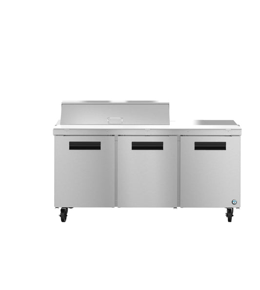 Hoshizaki SR72B-12 | 72" Wide 3 Door Sandwich Prep Table - SR72B-12