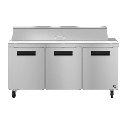 Hoshizaki SR72B-18 | 72" Wide 3 Door Sandwich Prep Table - SR72B-18